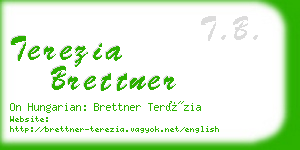 terezia brettner business card